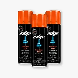 Edge Shave Gel for Men, Sensitive Skin with Aloe, 7oz (3 Pack) - Shaving Gel For Men That Moisturizes, Protects and Soothes To Help Reduce Skin Irritation