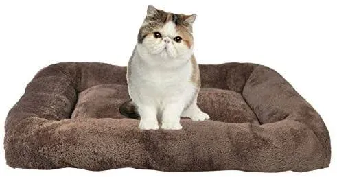 Happycare Textiles Sleeping Cloud Bolster Pet CushionBed