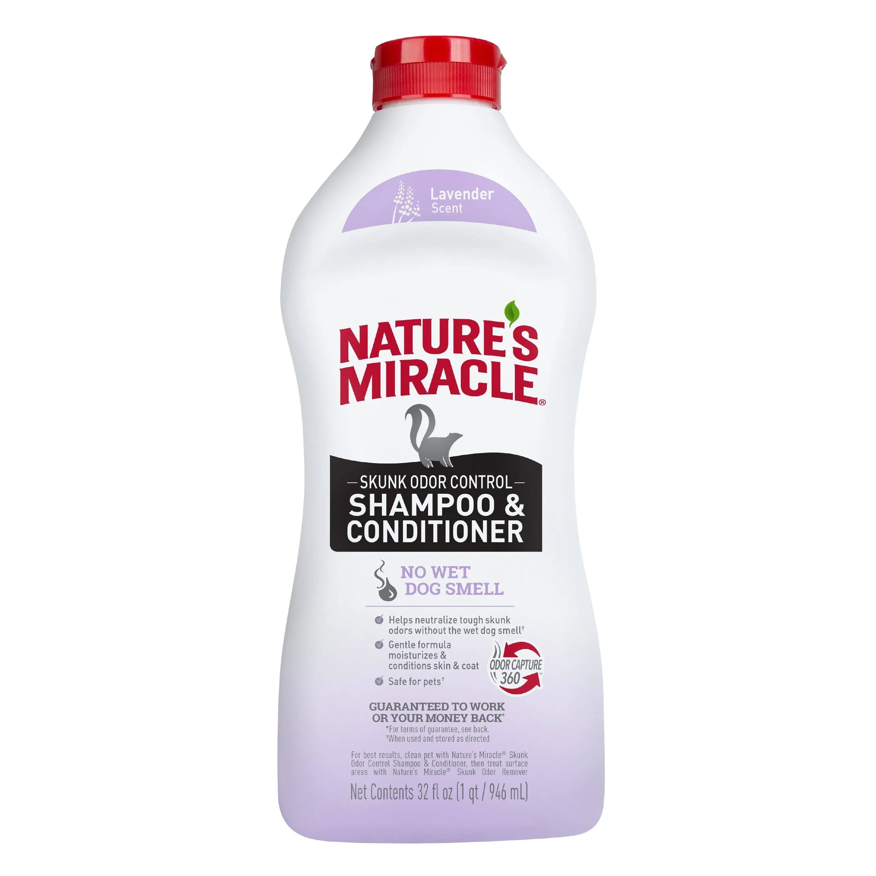 Nature's Miracle Skunk Odor Control Shampoo & Conditioner - Lavender - 32 oz