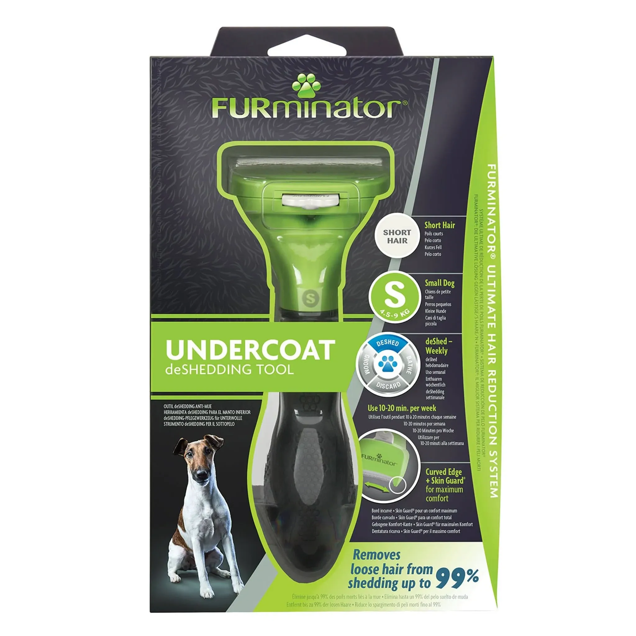 Furminator Undercoat deshedding Tool For Medium Dog Short Long