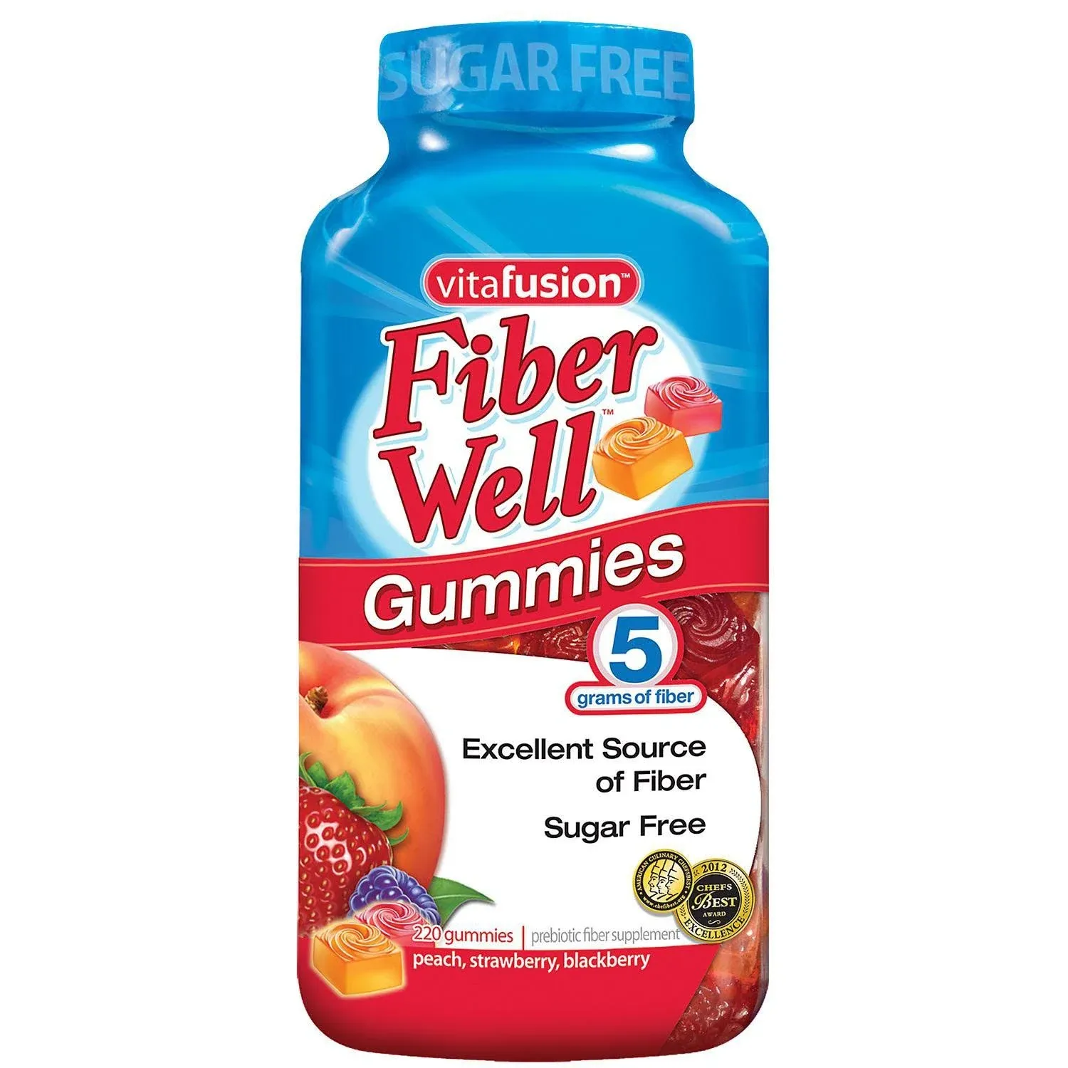 American Standart As Fiber Well Gummies (220 Ct.) (Pack Of 2)