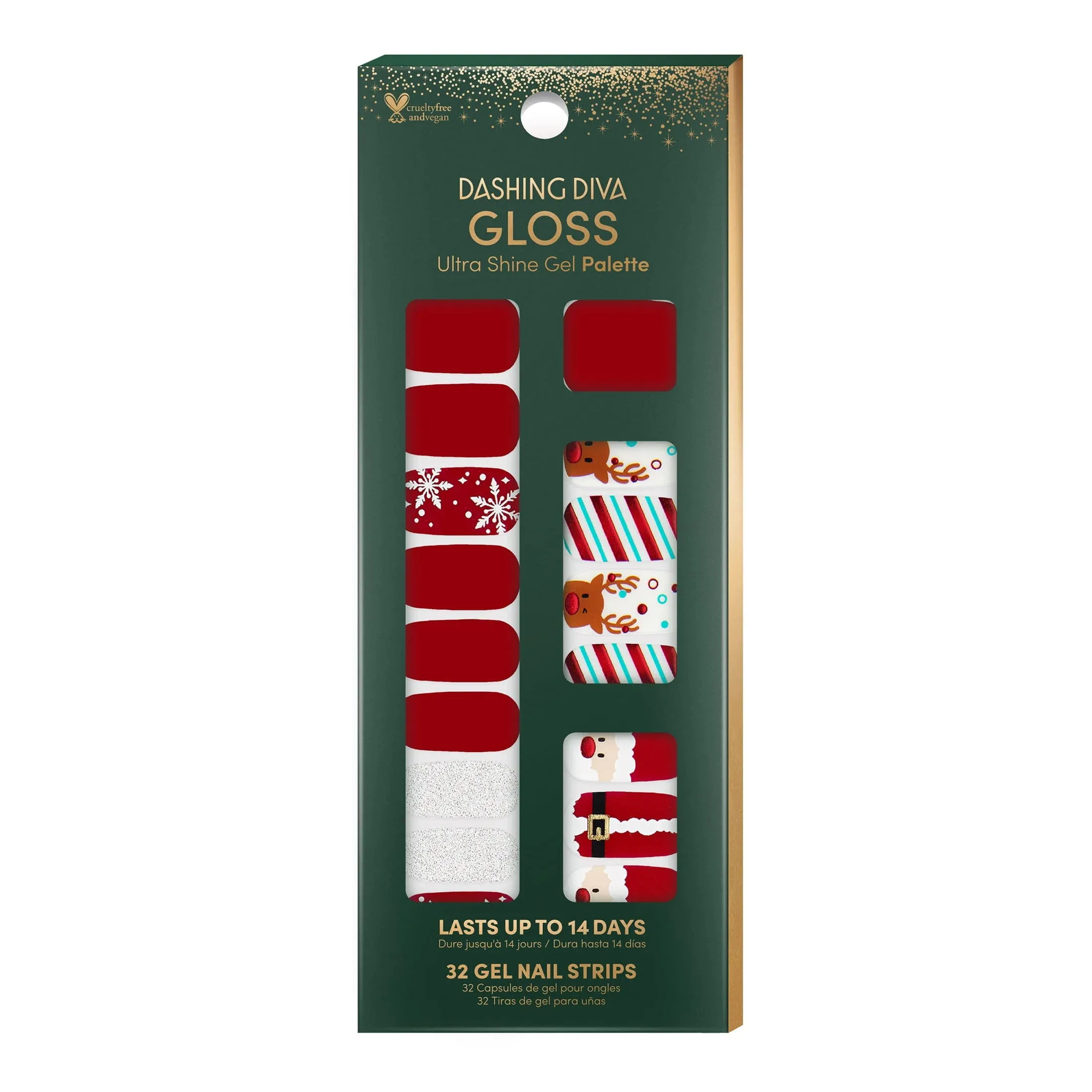 Dashing Diva Gloss Ultra Shine Gel Palette (Santa's Helper)