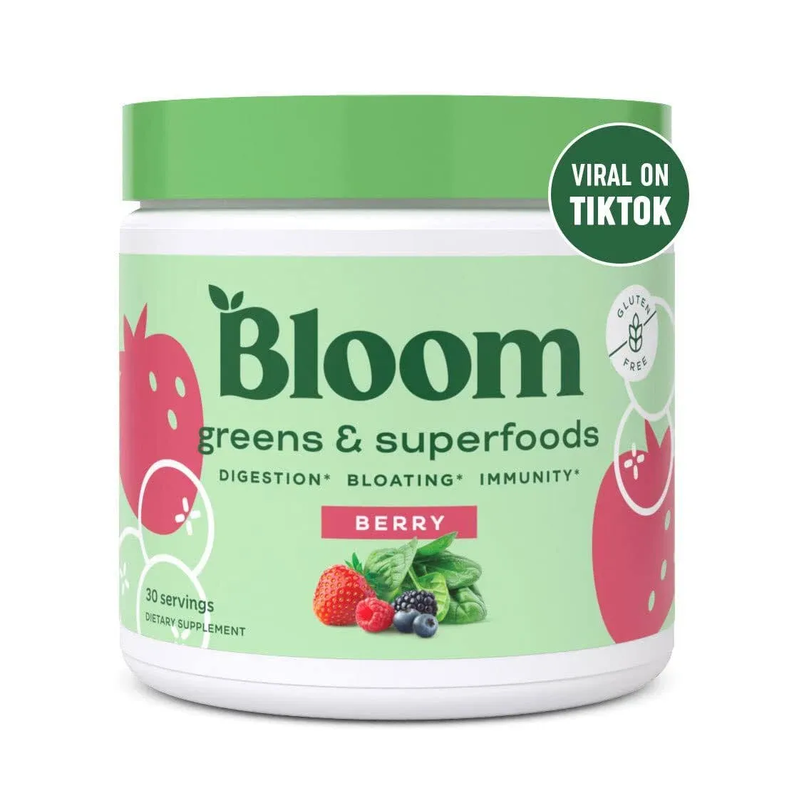 Bloom Nutrition Green Superfood Stick Packs | Super Greens Powder Juice & Smoothie Mix | Complete Whole Foods, Organic Spirulina and Chlorella, Probiotics, Digestive Enzymes, & Antioxidants (Variety)