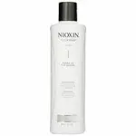 Nioxin System 1, Cleansing Shampoo With Peppermint Oil, Treats Sensitive Scalp & Provides Moisture, For Natural Hair with Light Thinning, Various Sizes