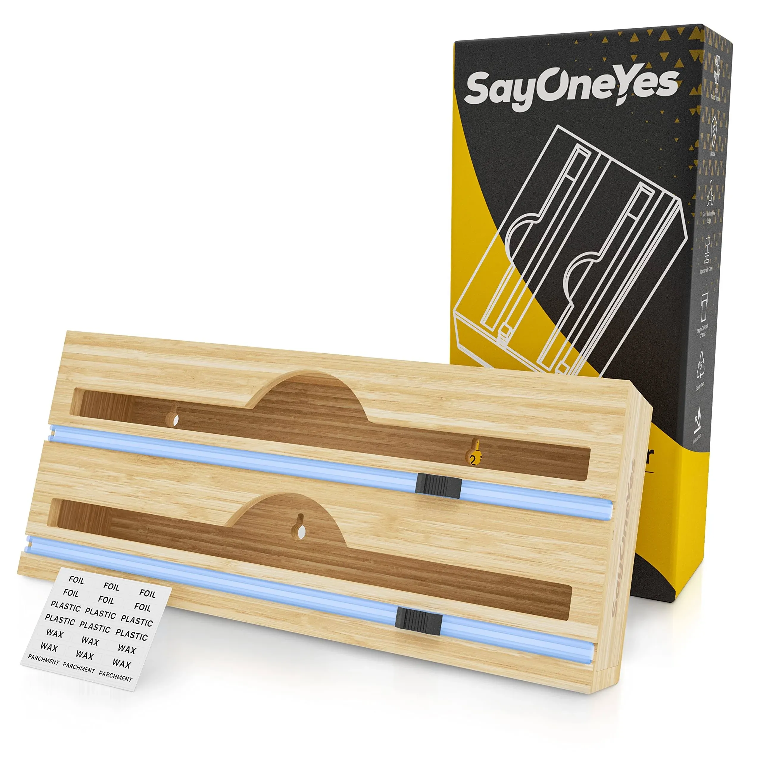Foil and Plastic Wrap Organizer 2 in 1