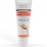 ADVANCED CLINICALS~Vita<wbr/>min C Brightening Hand Cream~8 fl oz (237 mL)