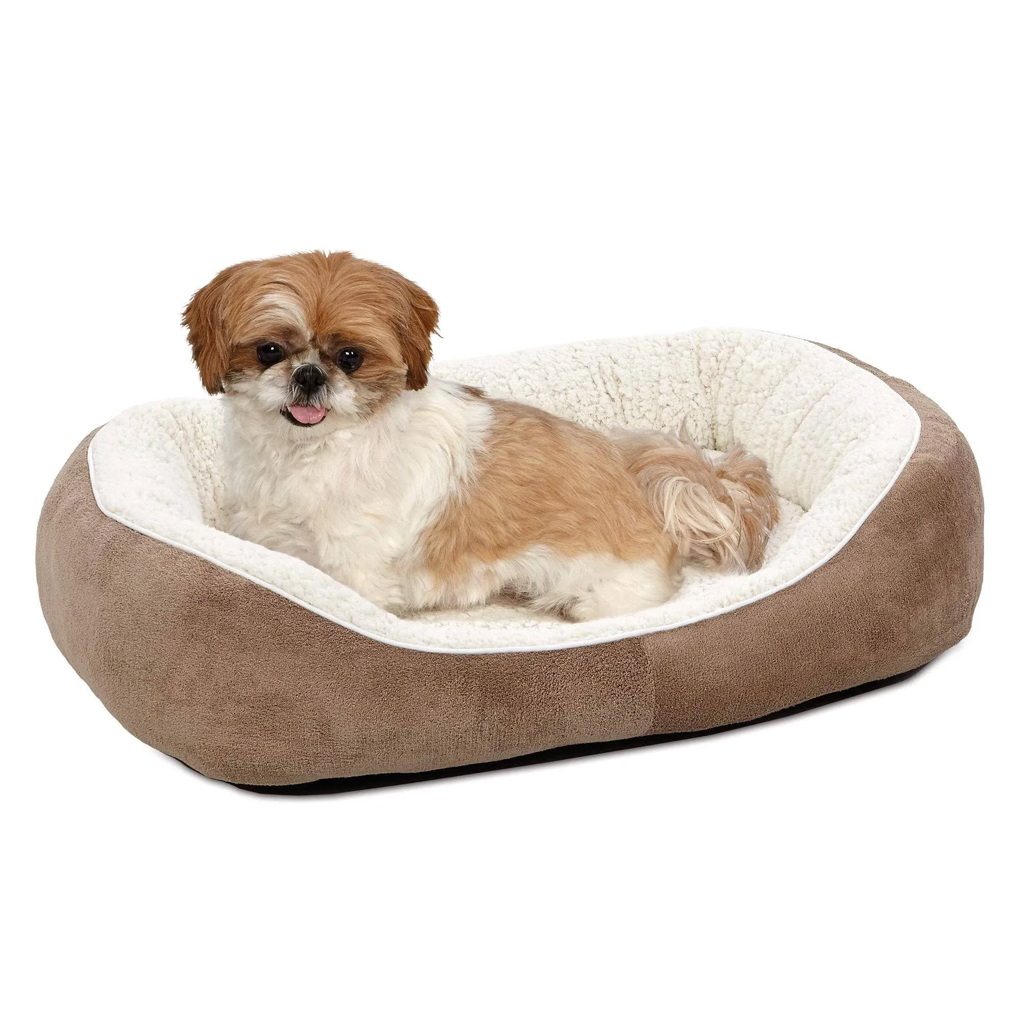 Midwest Homes for Pets Cuddle Bed, Taupe, Small