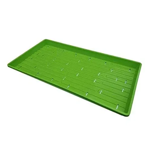 Bootstrap Farmer Microgreen 1020 Trays, Green 30 Pack, Extra Strength with Holes Shallow Seed Plant Tray Grow Microgreens Wheatgrass Fodder SproutingBootstrap Farmer Microgreen 1020 Trays, Green 30 Pack, Extra Strength with Holes Shallow Seed Plant Tray 