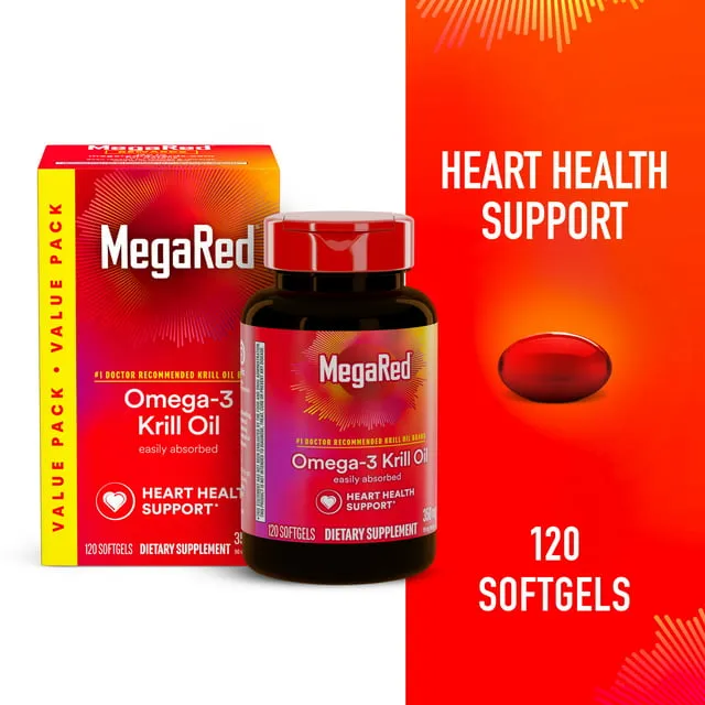 Schiff Megared Superior Omega-3 Krill Oill (1 lbs, 120 ct)