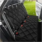 BRONZEMAN 100% Waterproof Bench Car Seat Cover Protector - Strong & Durable,Heavy-Duty and Nonslip Rear Back Seat Cover with Middle Seat Belt,Universal Size Fits for Cars, Trucks & SUVs