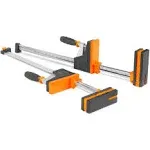 WEN 24-Inch 2000-Pound Parallel Jaw Clamp and Spreader Set (2-Pack)