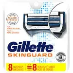 Gillette SkinGuard Razors for Men, 1 Gillette Razor, 4 Razor Blade Refills, Designed for Men with Skin Irritation, Razor Bumps, and Sensitive Skin