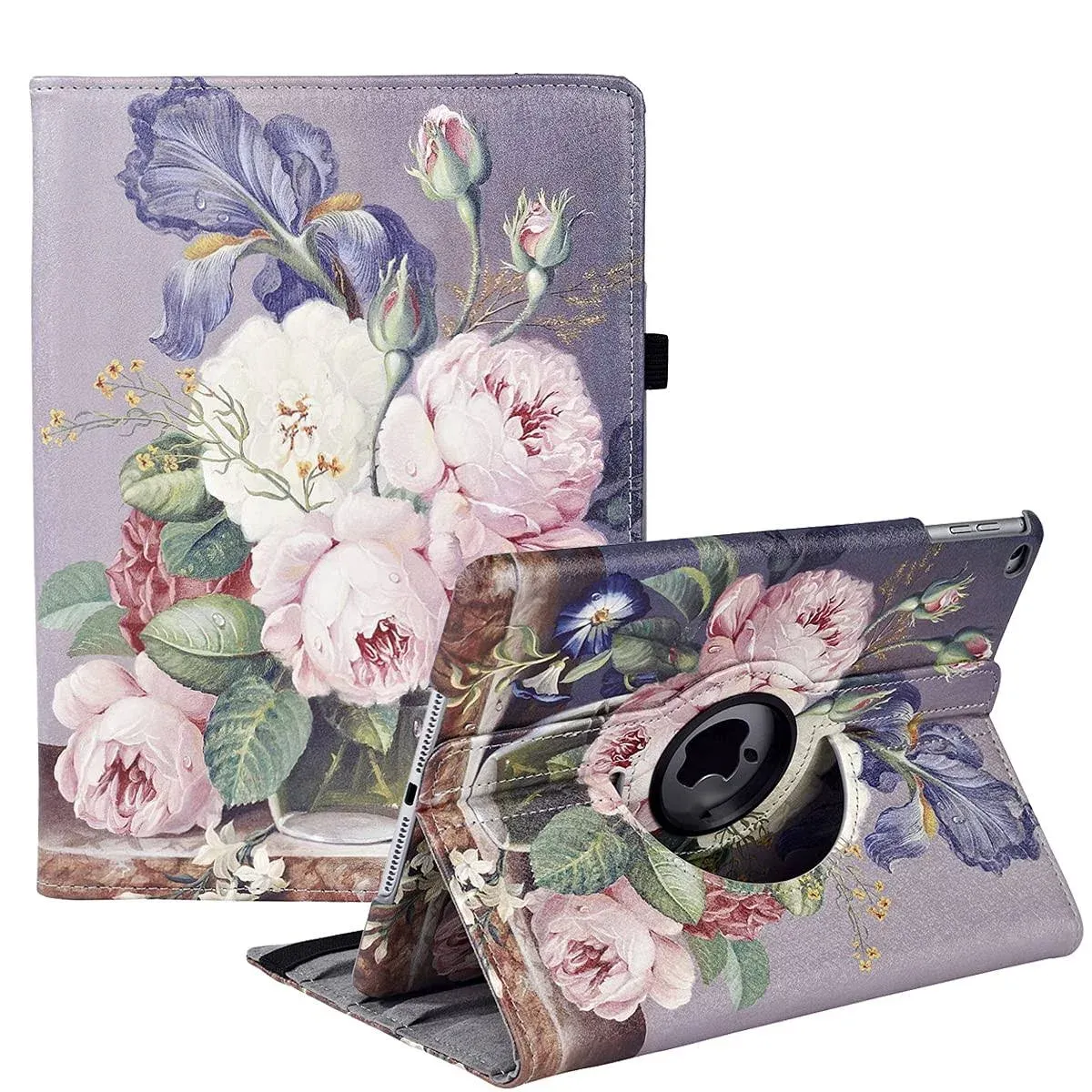 Rotating Case for iPad 9.7 inch 6th Gen, 5th Gen/iPad Air 2 / iPad Air - 360 ...