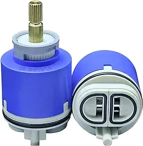 Kerox PBR 40 Faucet Cartridge, Replacement Cartridge Compatible with La Torre, Cascade & Nobili, Single Lever Shower Tub Repair, Tub Faucet Cartridges, Kitchen & Bathroom Faucet Cartridge Replacement