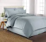Pure Bamboo - King Duvet Cover Set, 100% Organic Bamboo Viscose, Luxuriously Soft & Cooling, 3 Piece Set - 1 King Button Closure Duvet Cover with