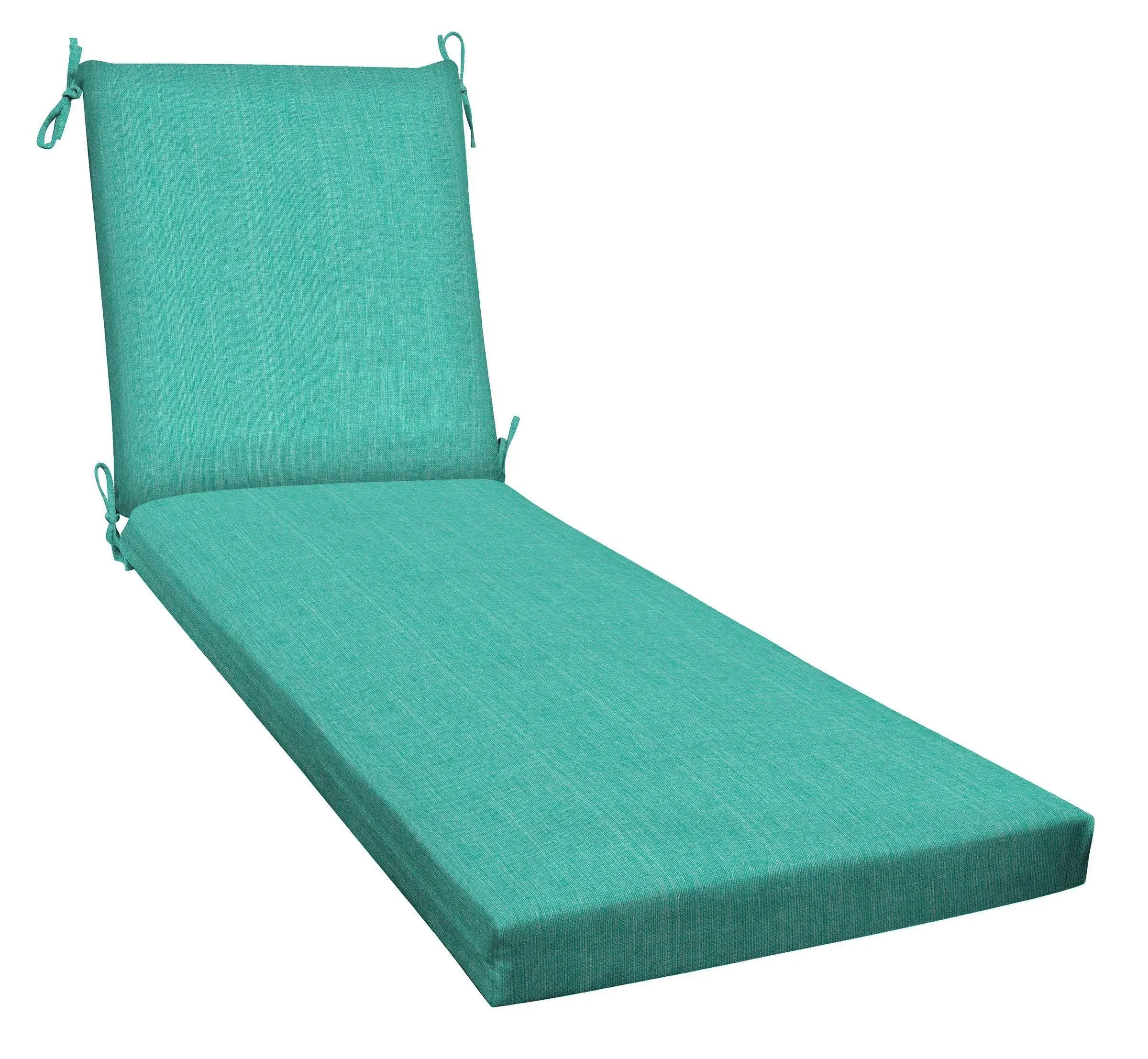 Honeycomb Outdoor Textured Solid Chaise Lounge Cushion