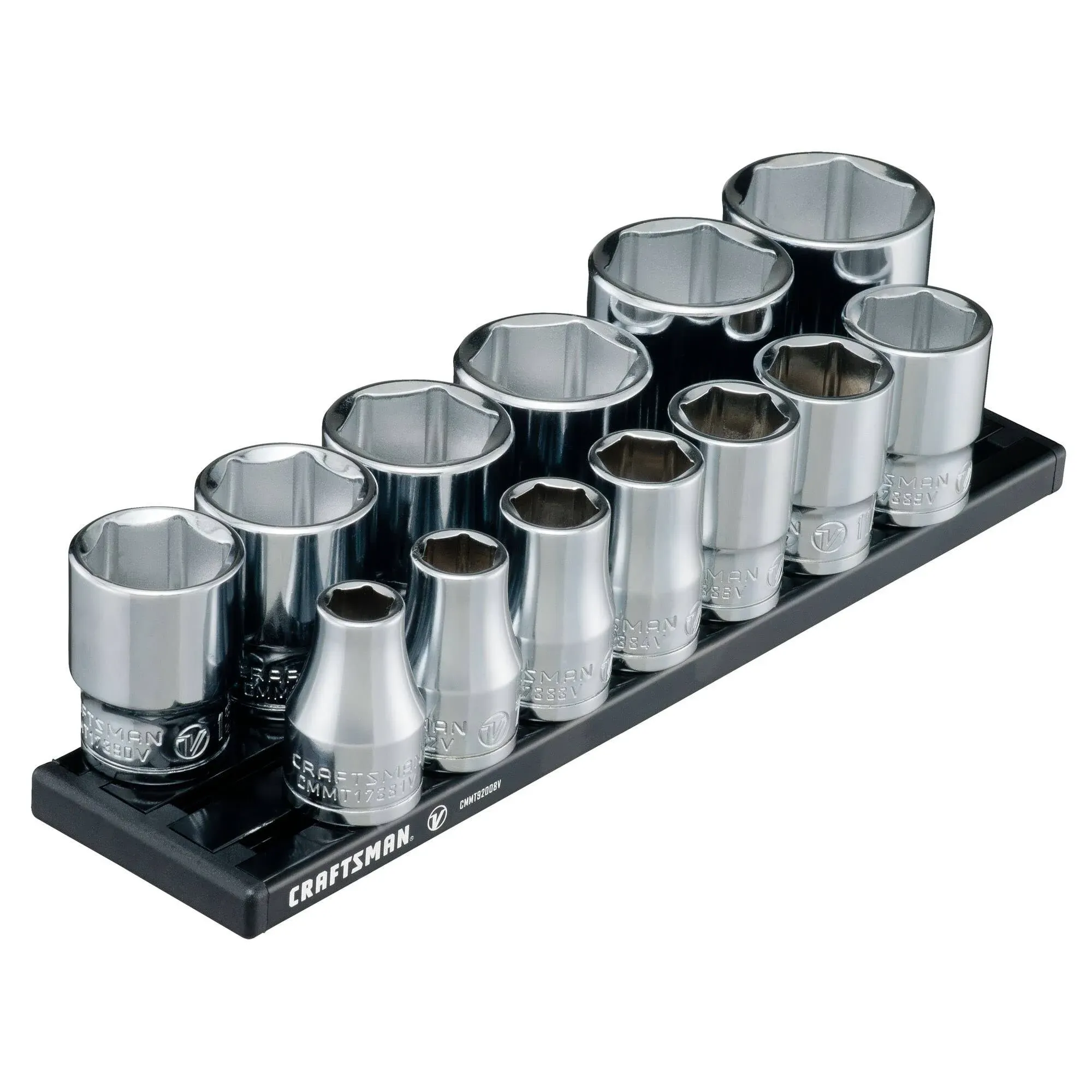 Craftsman V-Series 1/2" Drive SAE 6 Point Socket Set