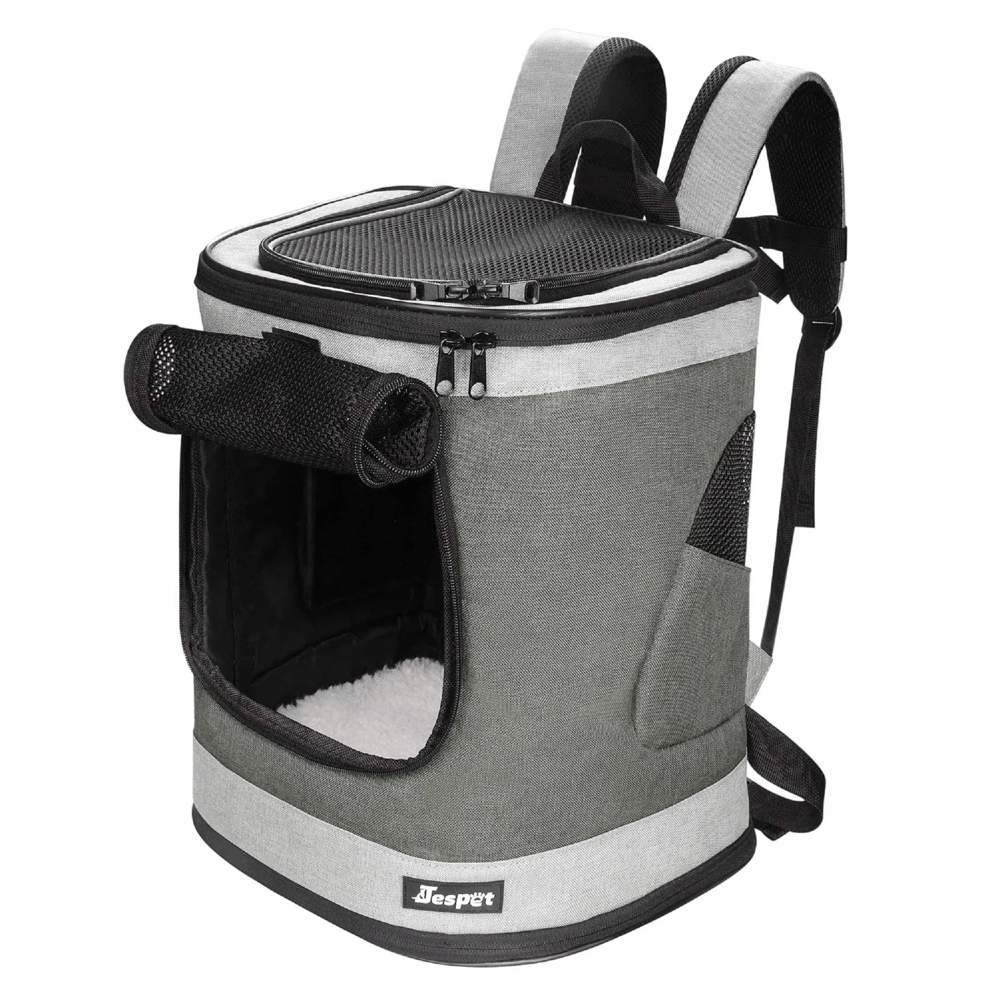 JESPET Pet Backpack Carrier for Small Dog, Puppy, Soft Carrier Backpack Ideal for Traveling, Hiking, Walking and Outdoor Activit