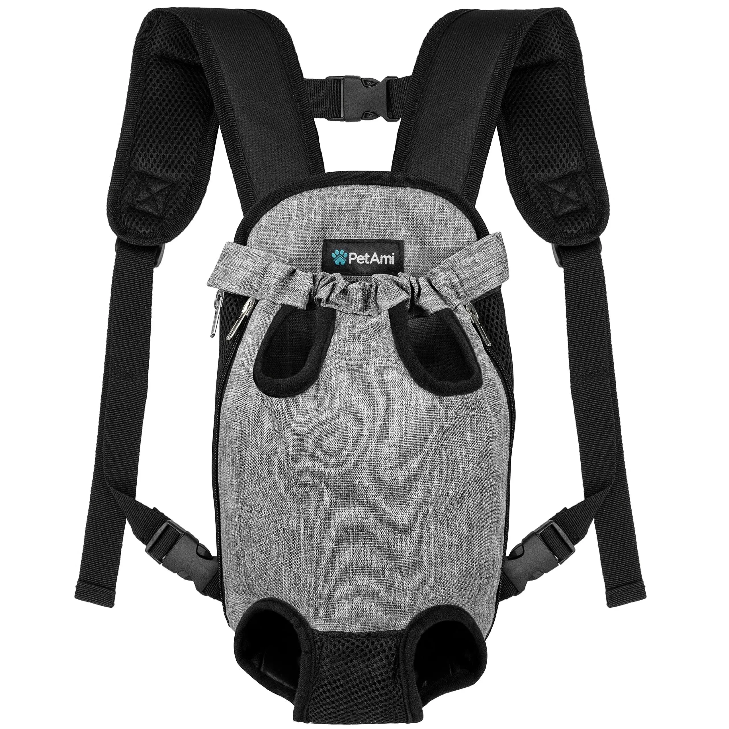 Petami Dog Carrier Backpack, Adjustable Dog Pet Cat Front Carrier Backpack ...