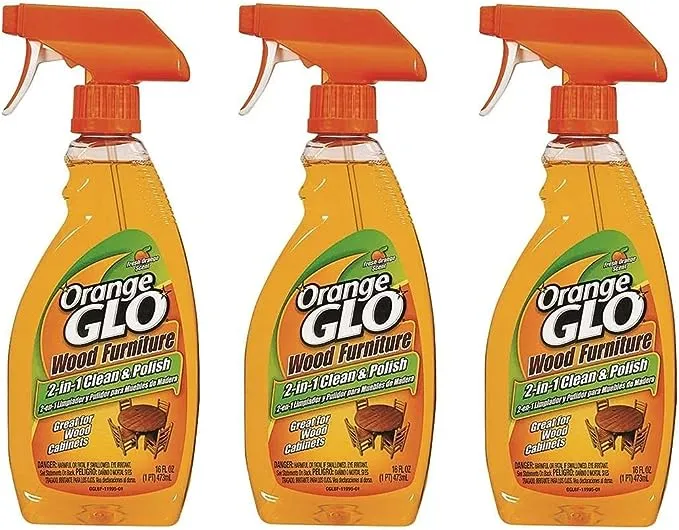 Orange Glo (Pack of 3) Wood Furniture 2-in-1 Clean and Polish