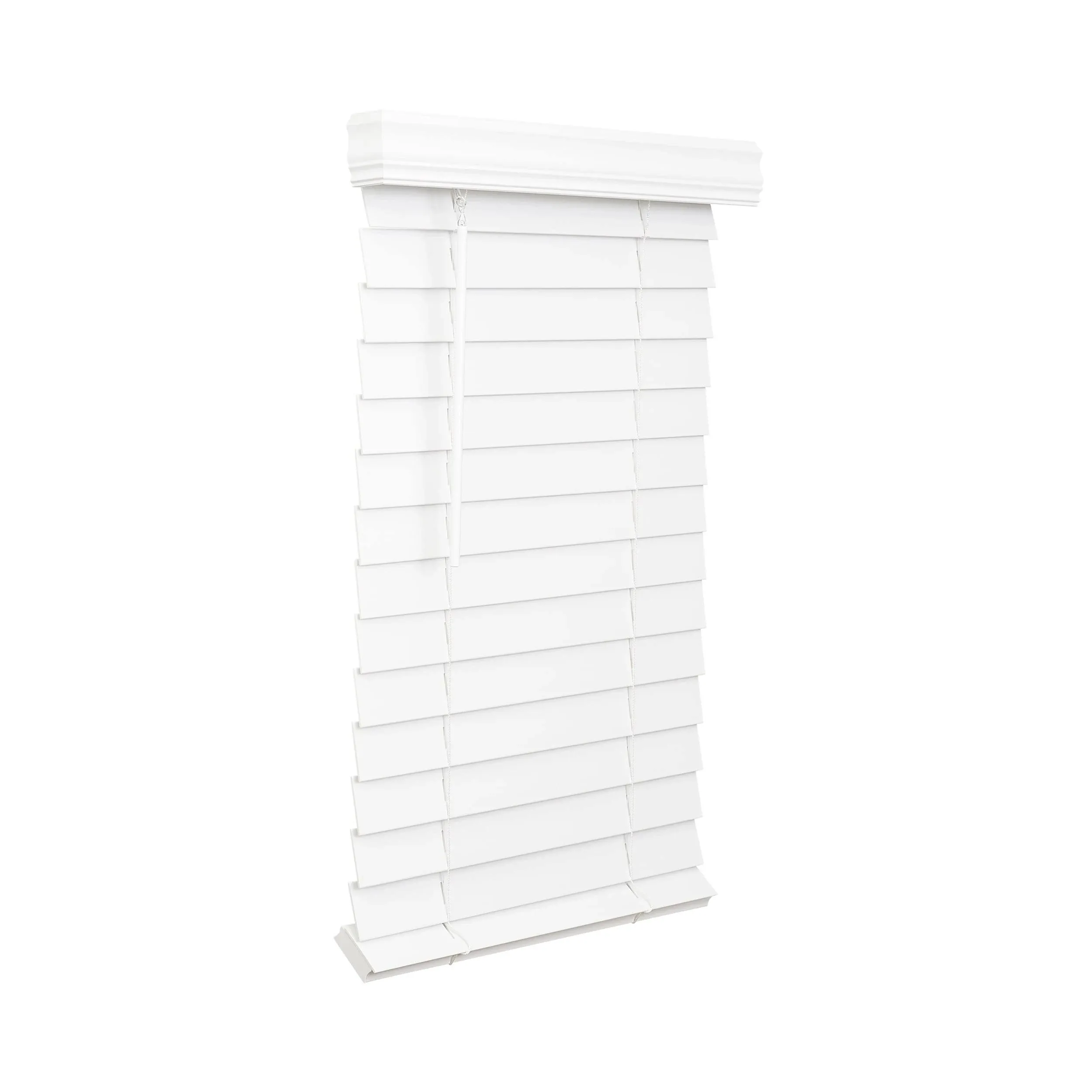 Lotus & Windoware Cordless, 2-1/2" inch Faux Wood Room Darkening Blind, 30.5 ...