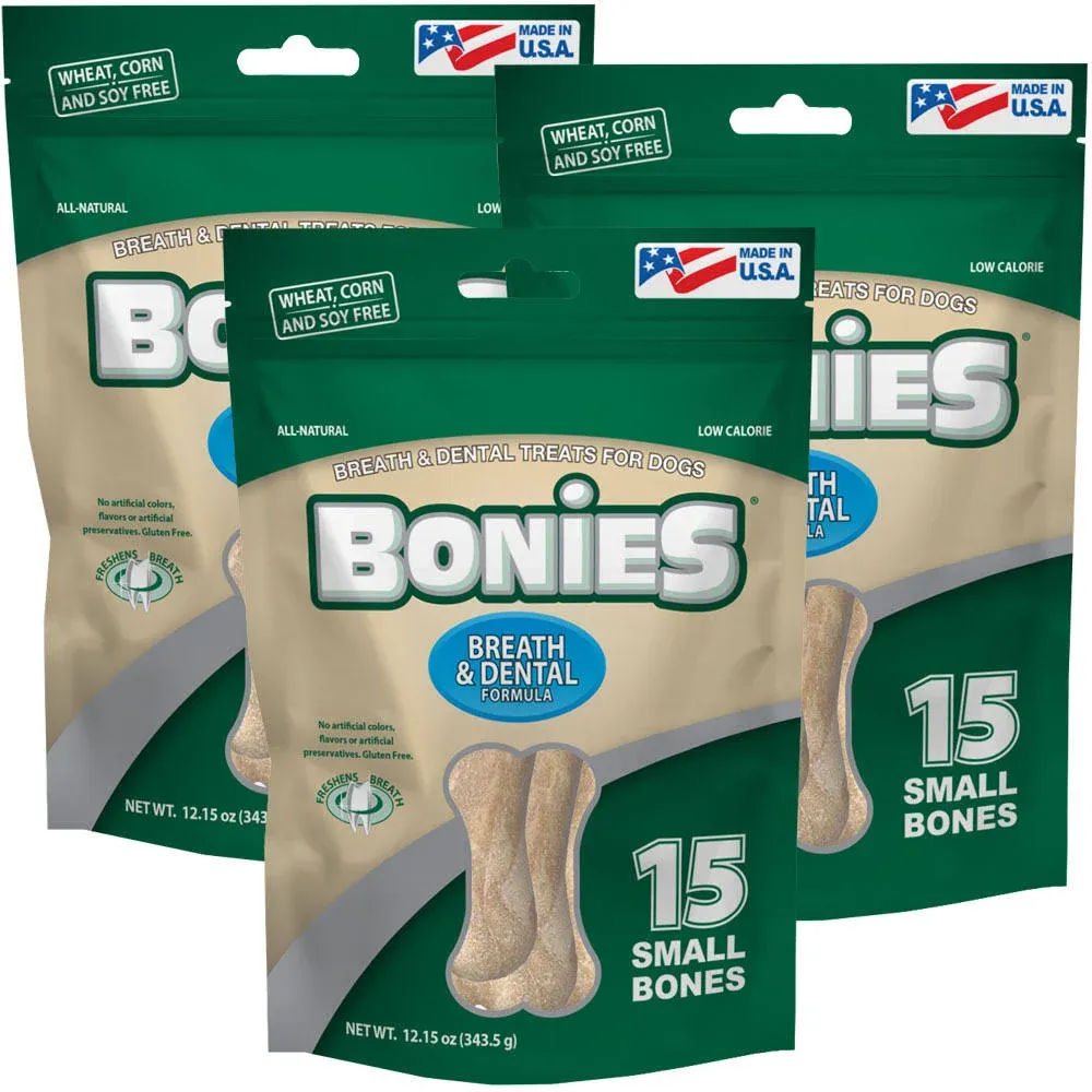 BONIES Natural Dental Health Multi-Pack Mini (20 Bones / 7 oz)