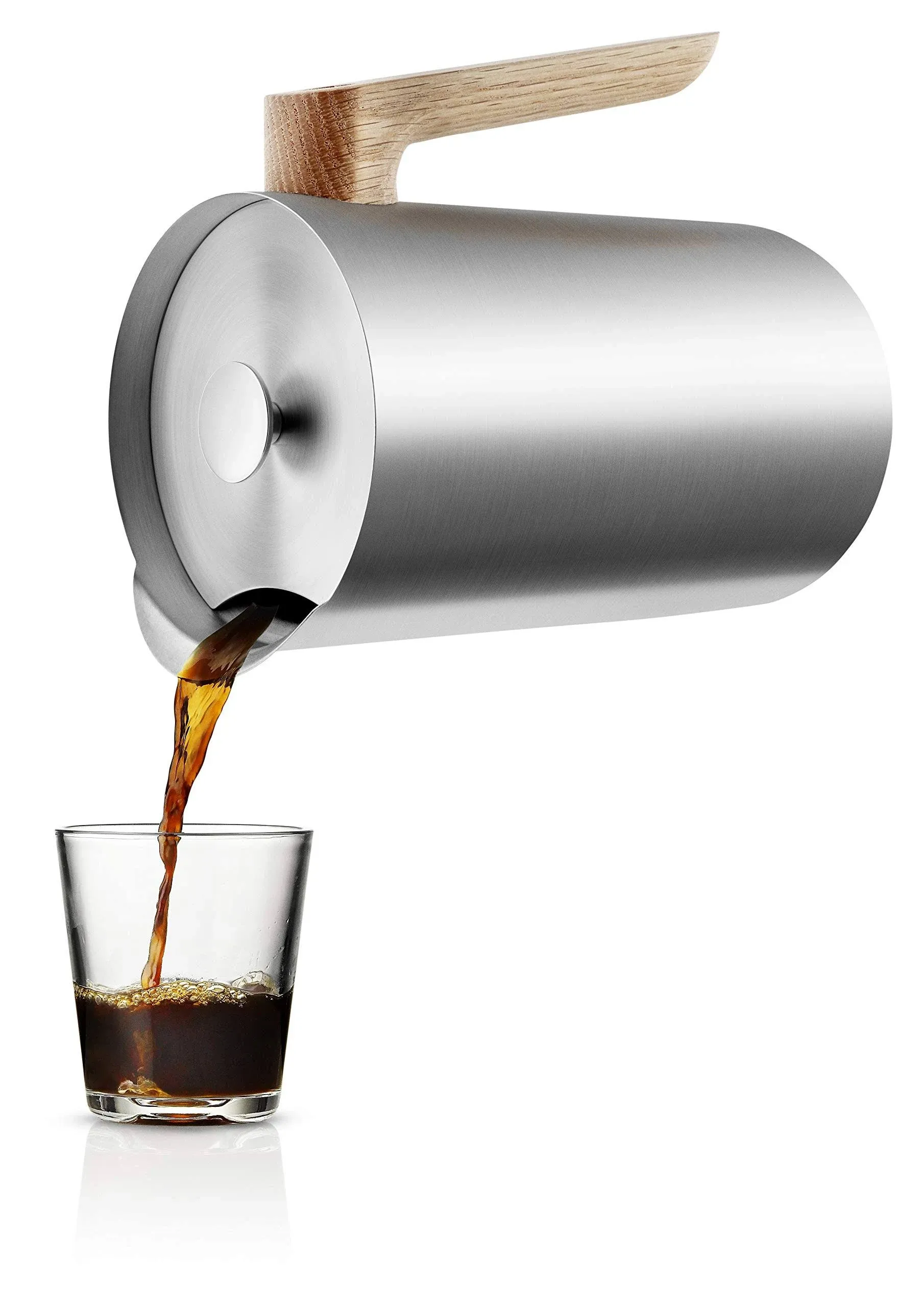 Eva Solo Pressed Insulated Coffee Maker Oak/Stainless Steel 1 L
