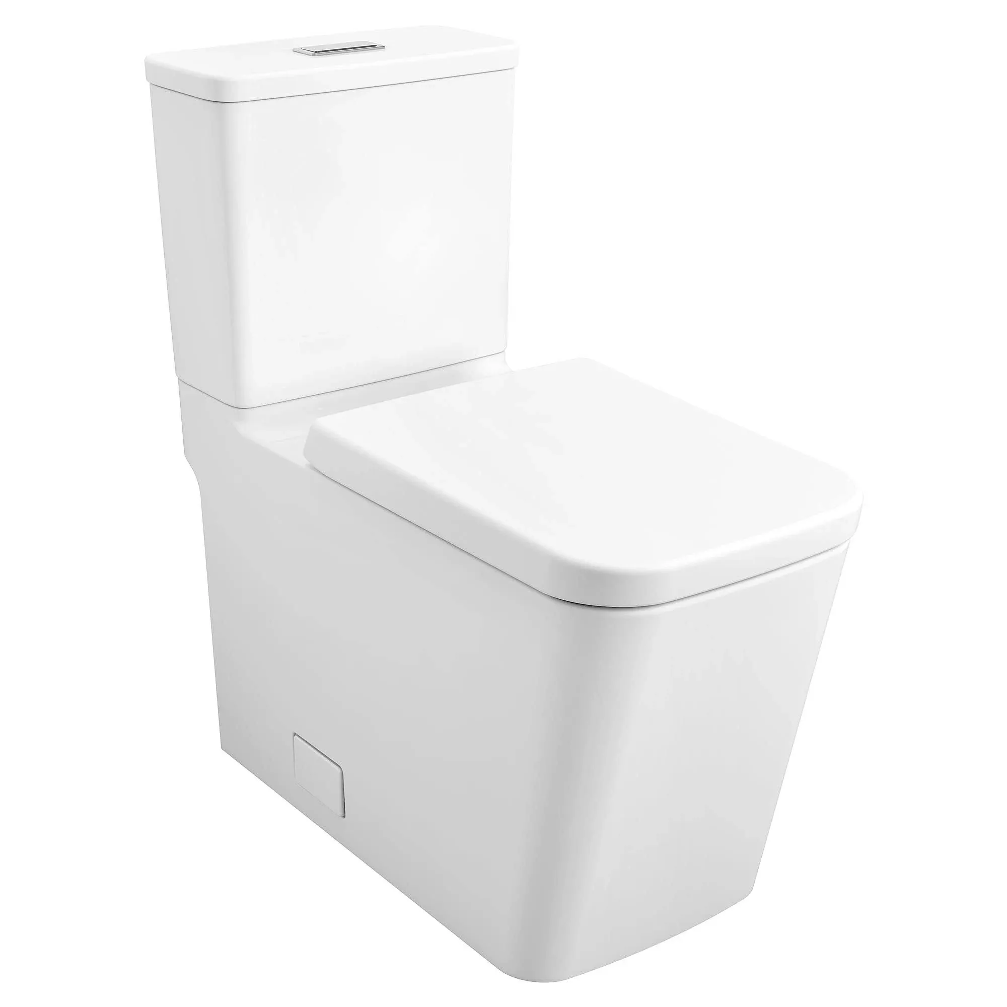 GROHE 39661000 Eurocube Two-Piece Dual Flush Right Height Elongated Toilet With Seat, Alpine White