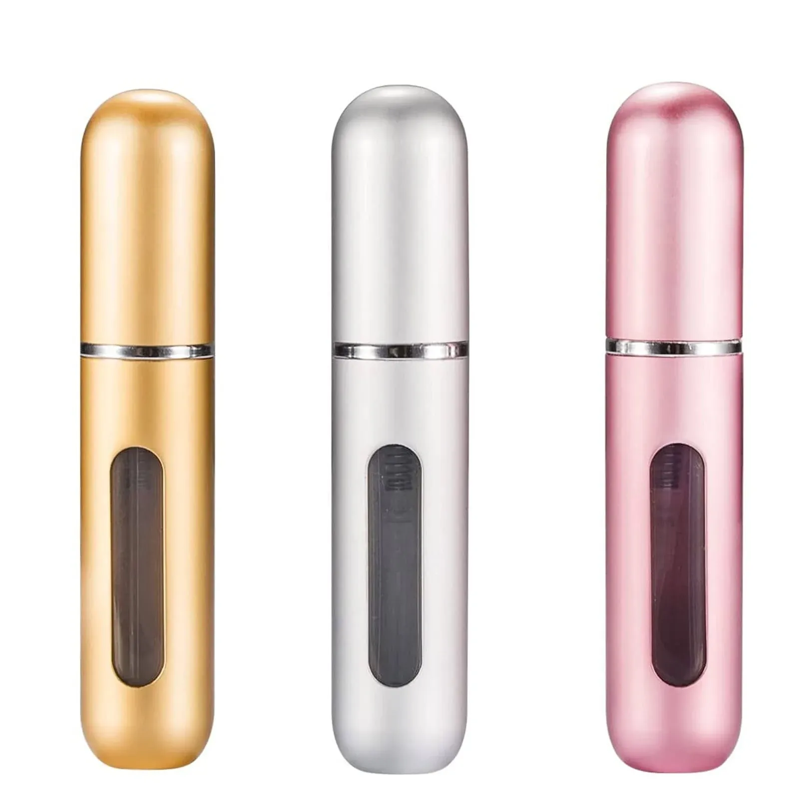 DFsucces Portable Mini Refillable Perfume Empty Spray BottleScent Pump Case��...
