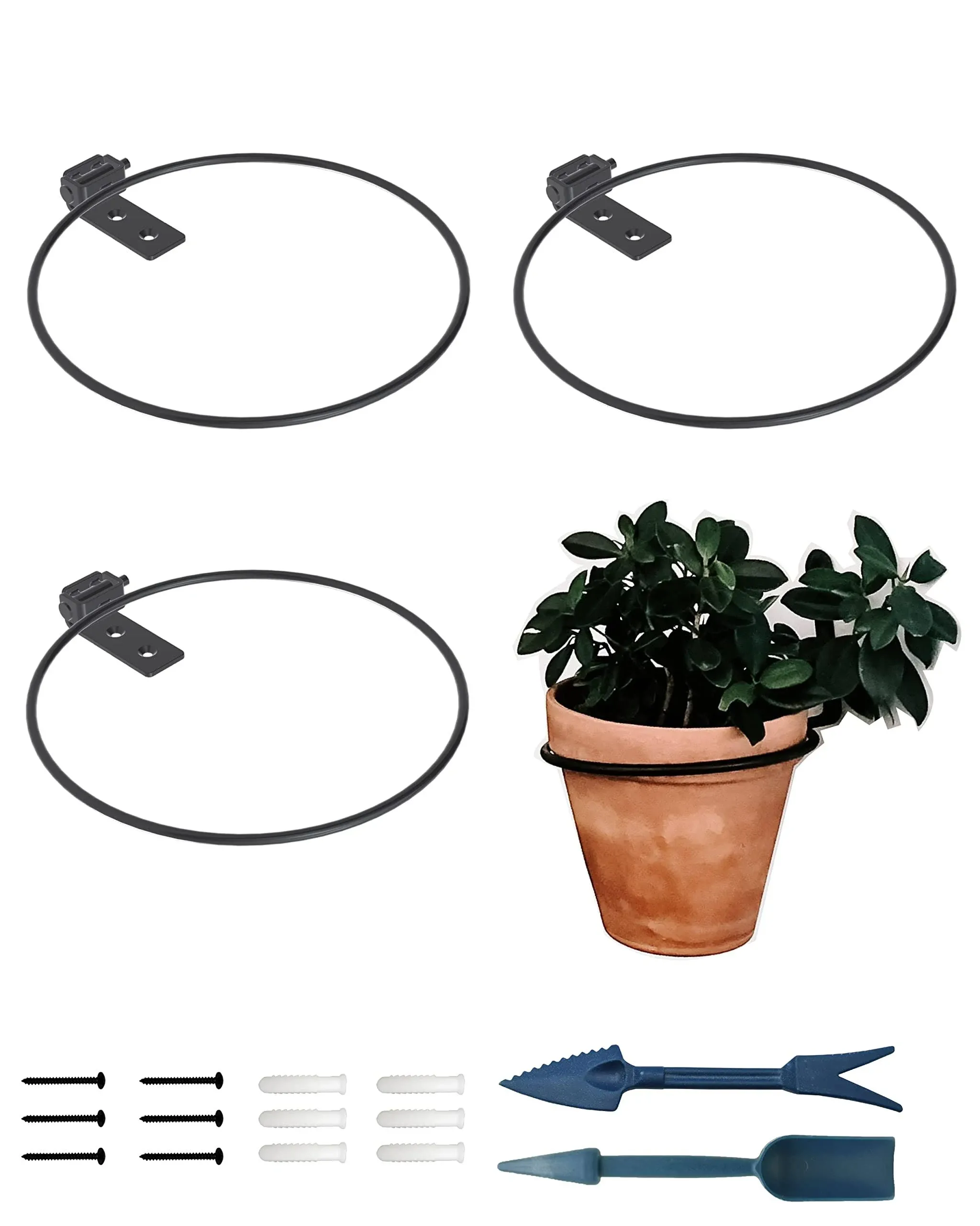 NACETURE Foldable Flower Pot Holder Ring