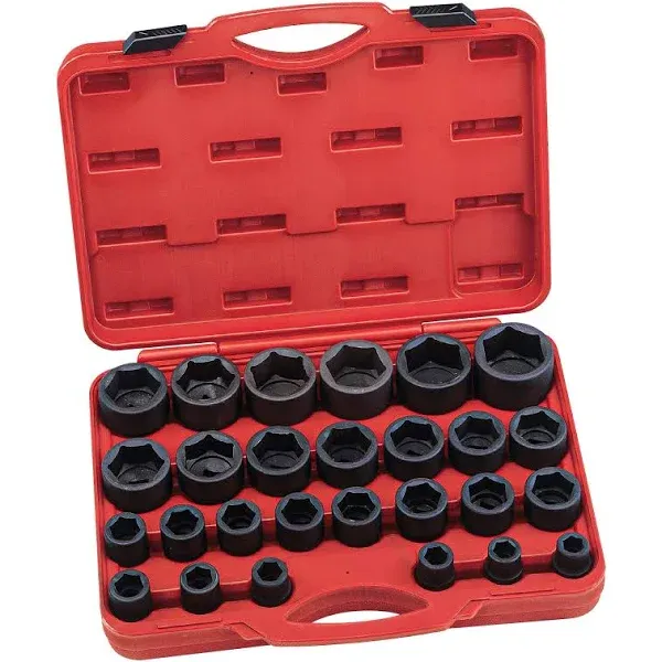 Genius IS-627M 27 Piece 3/4" Dr. Metric Impact Socket Set