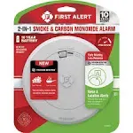 First Alert 10-Year Battery Photoelectric Smoke Alarm